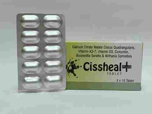 Calcium Cittrate Malate Cissus Quadrangularis  Vitamin K2 7 Vitamin D 3 Curcumin Tablets  Cissheal Plus