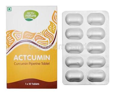 Actcumin Tablets Ingredients: Curcumin And Piperine