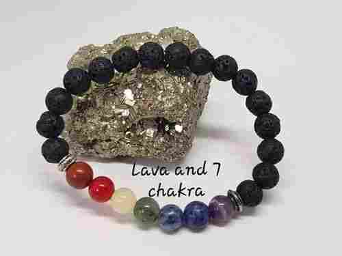 Lava stone Saven Chakre crystal Bracelet bracelet for women