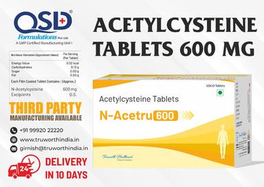 N-Acetru 600 Tablet Age Group: Suitable For All Ages