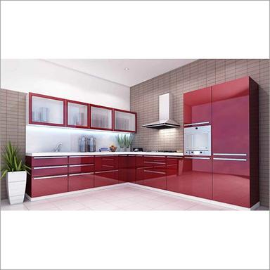 Any Color L Shape Modular Kitchen