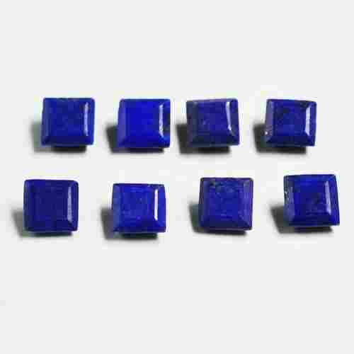 3mm Lapis Lazuli Faceted Square Loose Gemstones
