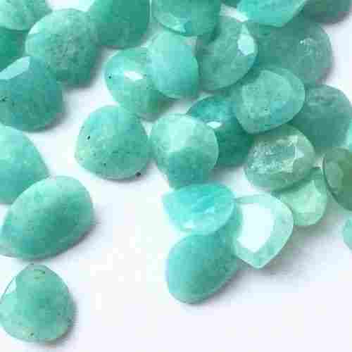 6mm Amazonite Faceted Heart Loose Gemstones