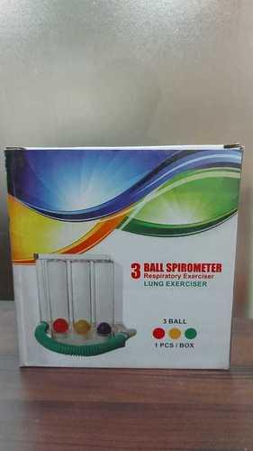 White 3 Ball Spirometer