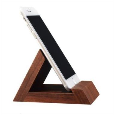 Natural Wooden Mobile Stand