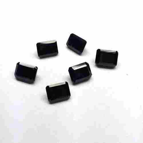 9x11mm Black Spinel Faceted Octagon Loose Gemstones