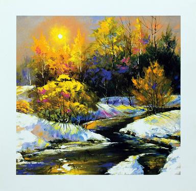 Multi Color Nature Theme Poster Paintngs