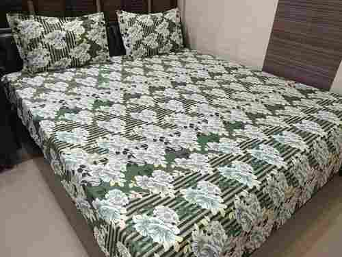 ABC Textile Pure Cotton King Size Printed Double Bedsheet with 2 Pillow Covers 240TC (100x108 Inches)