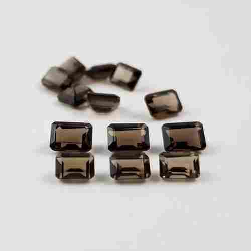 3x5mm Smoky Quartz Faceted Octagon Loose Gemstones
