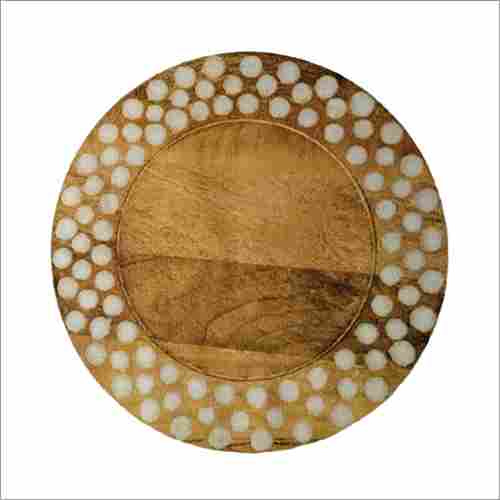 Wooden Round Plate