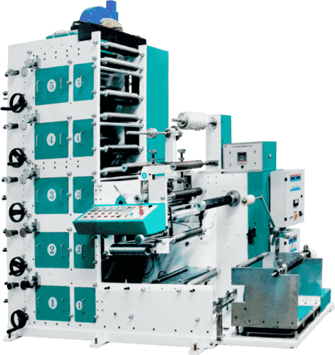 5 Colour-1 Die Vertical Tower Printing Machine