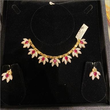 Diamond & Ruby Necklace Set