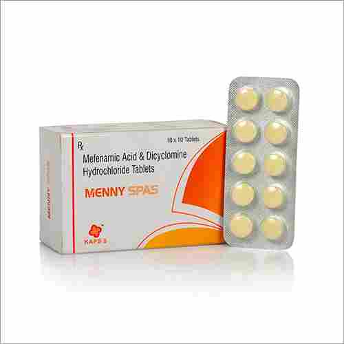 Mefenamic Acid And Dicylomine HCL Tablets