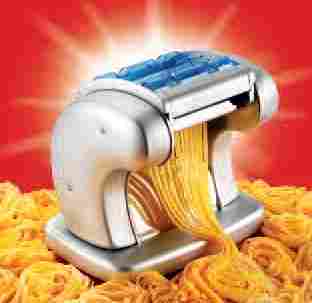 Imperia Electric Pasta Machine Commercial With 3 Functions Sfolgia Tagliatelle  Fettuccine