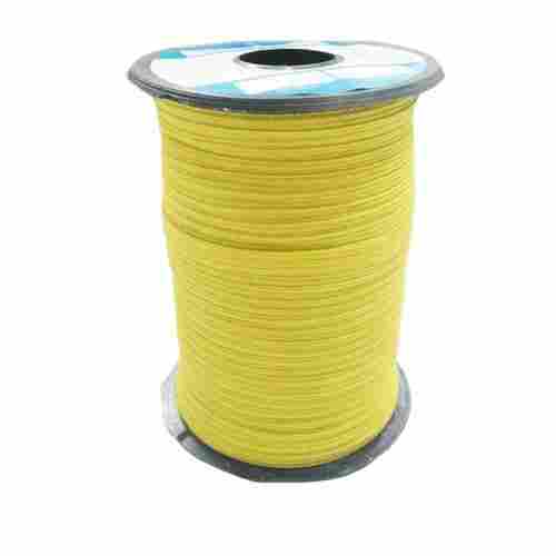6 Mm Flat Braided Shoe Elastic Ss 5223 Blazzing Yellow Pantone 12-0752 Tpg Butter Cup