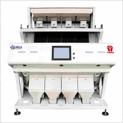 High Resolution Trichromatic Full Color CCD Rice Color Sorter Machine