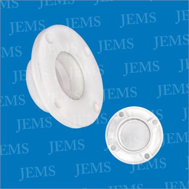 White 110 Mm Pp Tail Piece Flange