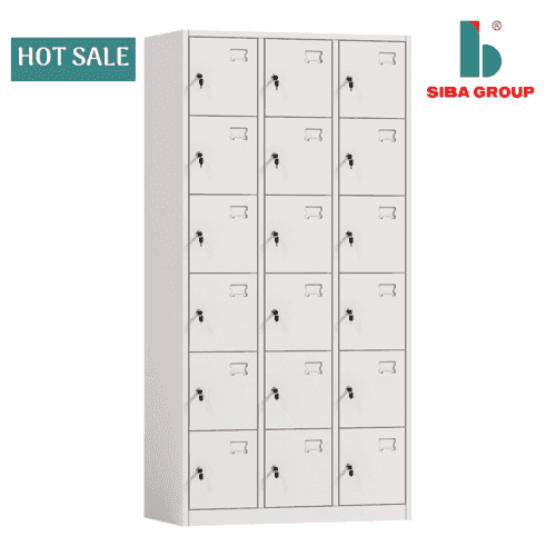Hot Sale 18 Door Metal Locker For School Office Gym Metal Storage Locker Cabinet