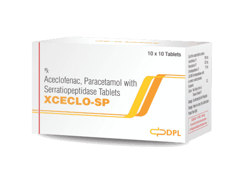Aceclofenac Paracetamol with Serratiopeptidase Tablet