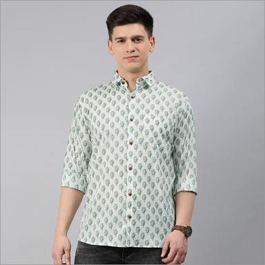 Millennial Mens White Cotton Full Sleeves Shirts Gender: Male