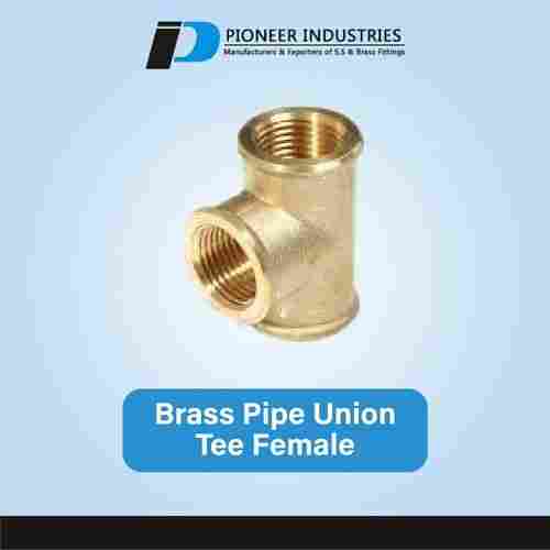 Brass Pipe Union Tee Female