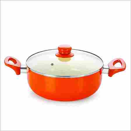 2.6L Nirlon Non-Stick Ceramic Coated Deep Kadai