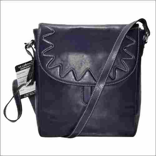 Handmade Napa Leather Dark Blue Handbag