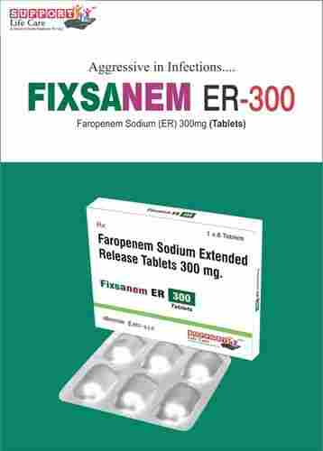 Tablet Faropenem Sodium Extended Release 300mg