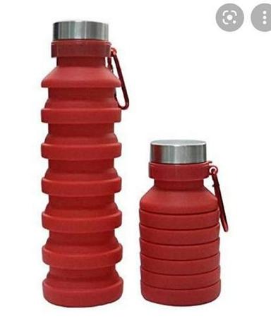 Red Silicone Bottle