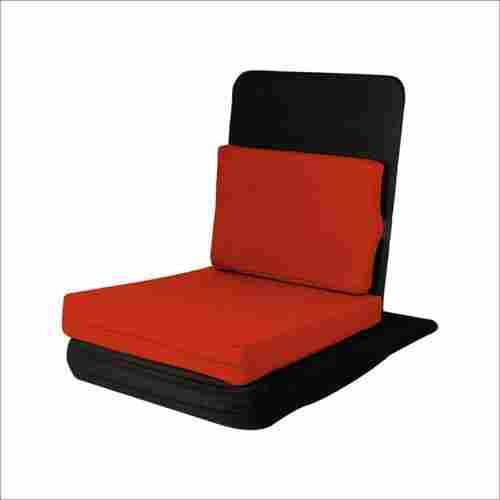 Red Moksh Zen Chair With Cushion And Backrest