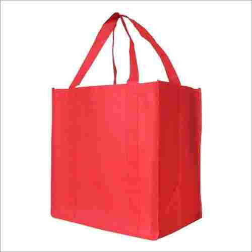 20x20 Inch Red Non Woven Loop Handle Grocery Bag