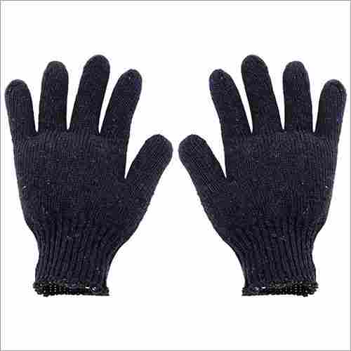 Black Cotton  Hand Gloves