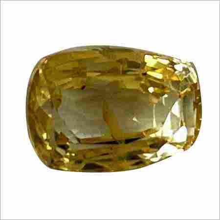 Oval Yellow Sapphire Gemstone