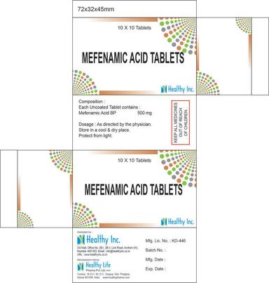 Mefenamic Tablets Generic Drugs