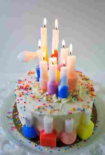 Designer Birthday Candle Moulds