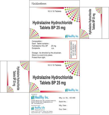 Hydralazine Tablets Generic Drugs