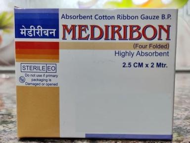 Medical Absorbent Cotton Ribbon Gauze B.P. Recommended For: Dressing