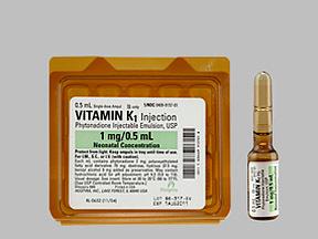 Liquid Vitamin K Injection