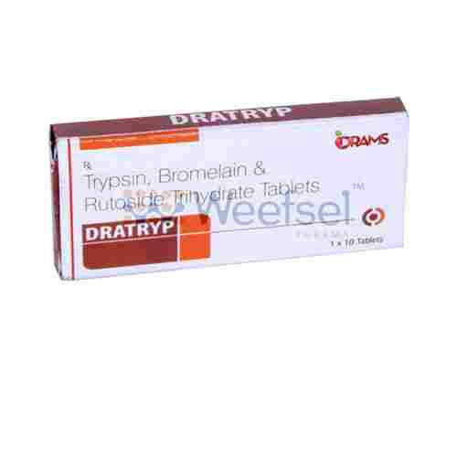 Trypsin, Bromelain and Rutoside Trihydrate Tablets