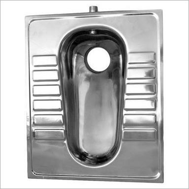 With Flash Stainless Steel Indian Toilet Pan