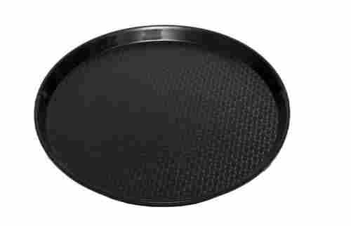 Swift International Round Unbreakable Serving Plastic Tray (Size 16 Inches Round) Black