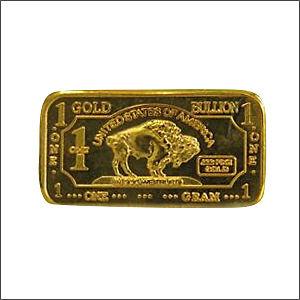 Gold Curved Rectangular Coin