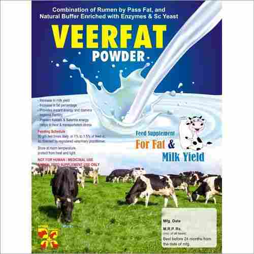Feed Supplement For Fat And Milk Yield