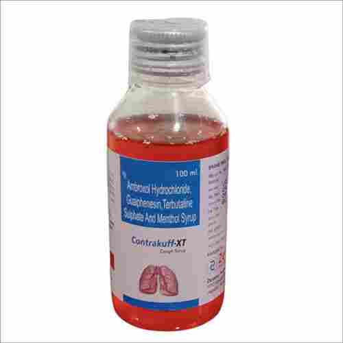 100 ml Ambroxol Hydrochloride Guaiphenesin Terbutaline Sulphate and Menthol Syrup