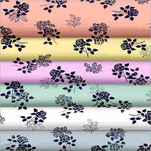 Flower Rayon Printed Fabrics