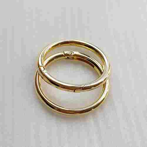 Fashion Gold Metal O Ring Key Clasp Buckle For Bag Accessories