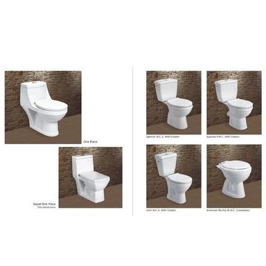 White All Type Of Toilet Set