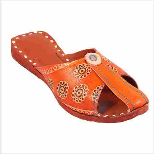 Ladies Leather Mojari Sandals