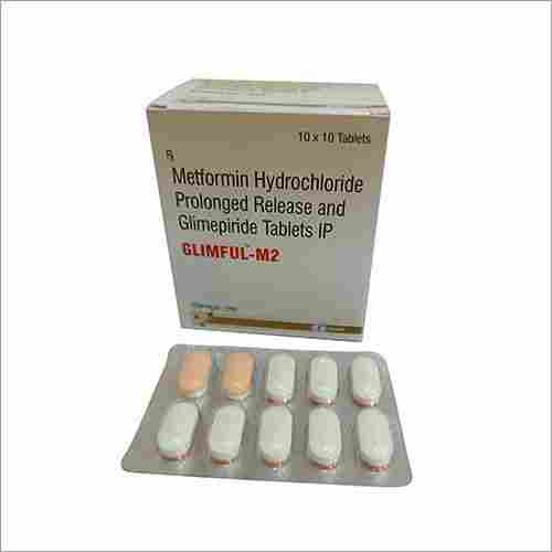 Metformin Hydrochloride Prolonged Release And Glimepiride Tablets IP
