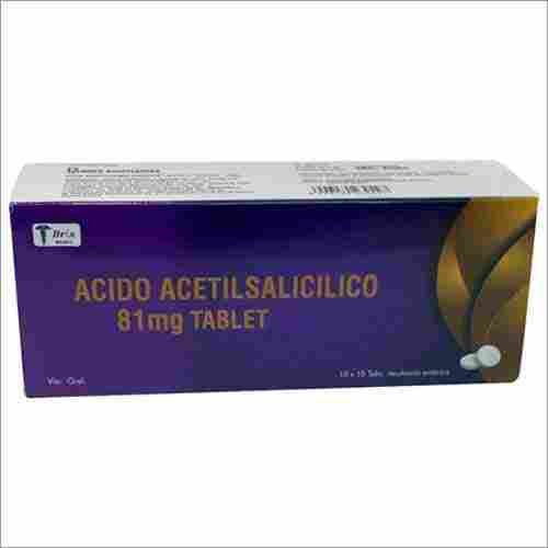 Acetil Salicilico Acid BP Tablets 81 mg